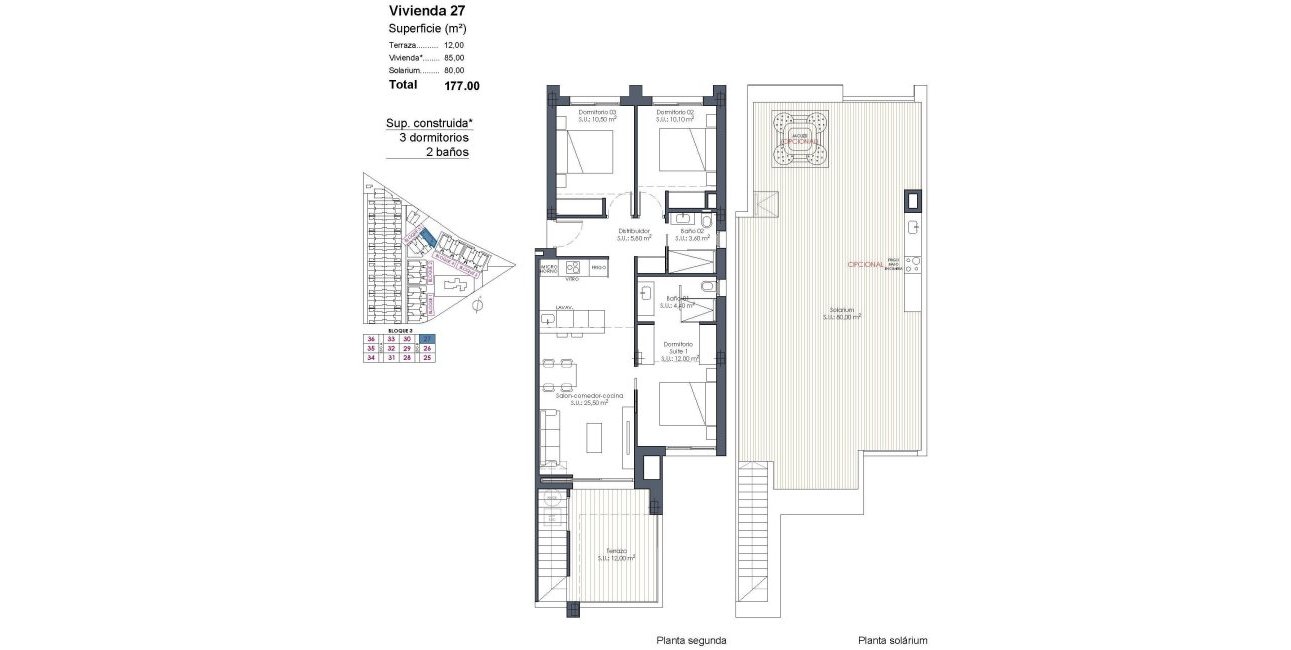 New Build - Penthouse -
Los Alcázares - Serena Golf