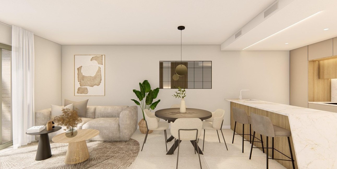 New Build - Apartment / flat -
Los Alcázares - Serena Golf