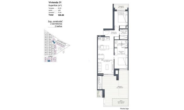 New Build - Apartment / flat -
Los Alcázares - Serena Golf