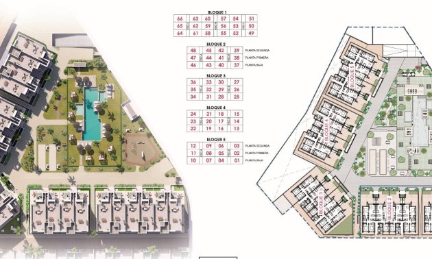 New Build - Apartment / flat -
Los Alcázares - Serena Golf