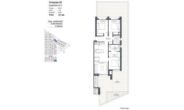 New Build - Apartment / flat -
Los Alcázares - Serena Golf