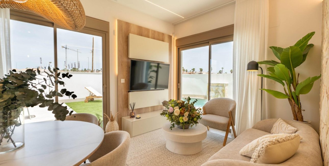 Obra nueva - Villa -
Los Alcázares - Serena Golf