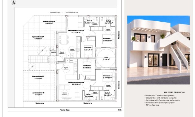 Obra nueva - Bungalow -
San Pedro del Pinatar - Los Peñascos