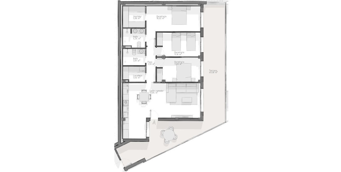 New Build - Apartment / flat -
Aguilas - Playa del Hornillo