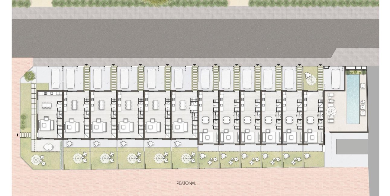New Build - Townhouse -
Pilar de la Horadada - pueblo