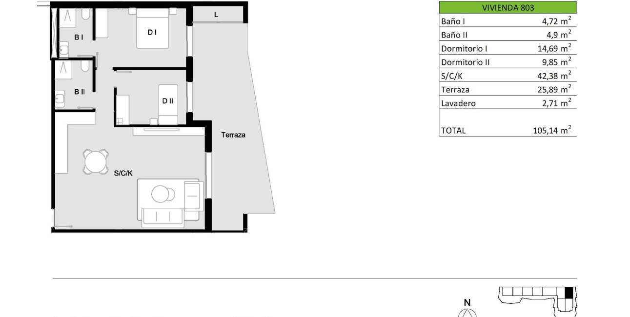 New Build - Penthouse -
San Miguel de Salinas - Pueblo