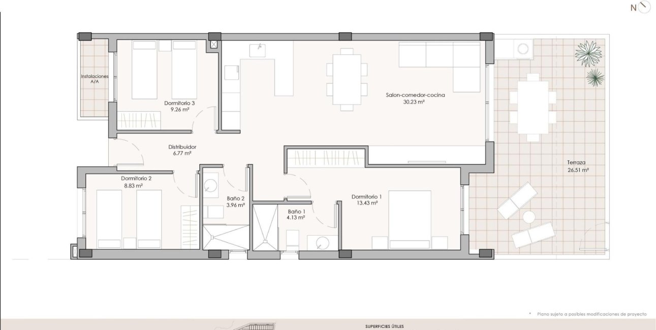 New Build - Apartment / flat -
Pulpi - Aguilón Golf