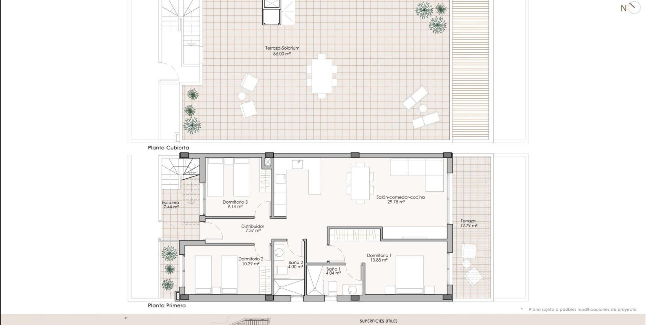 Rynek pierwotny - Penthouse -
Pulpi - Aguilón Golf