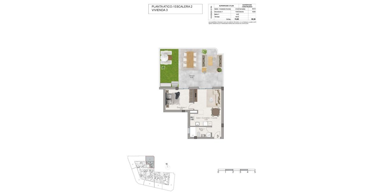 New Build - Penthouse -
Santa Pola - Estacion de autobuses