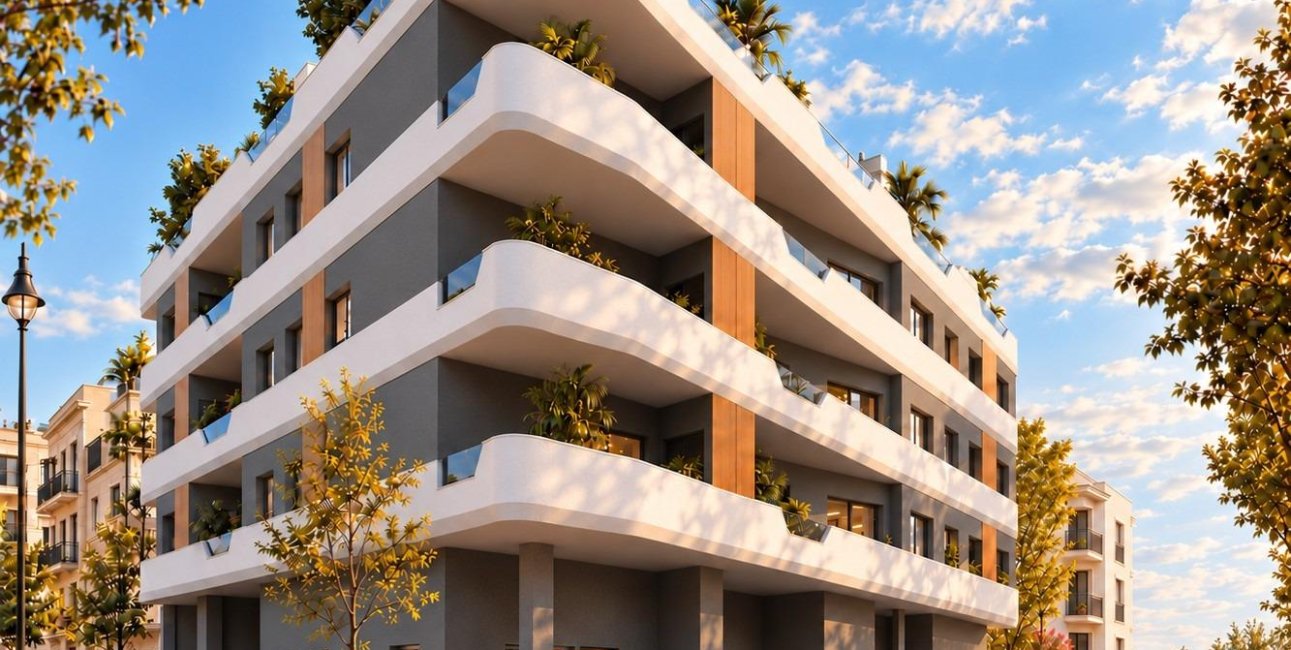 New Build - Apartment / flat -
Santa Pola - Estacion de autobuses