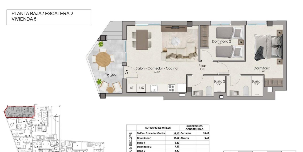 New Build - Apartment / flat -
Santa Pola - Estacion de autobuses