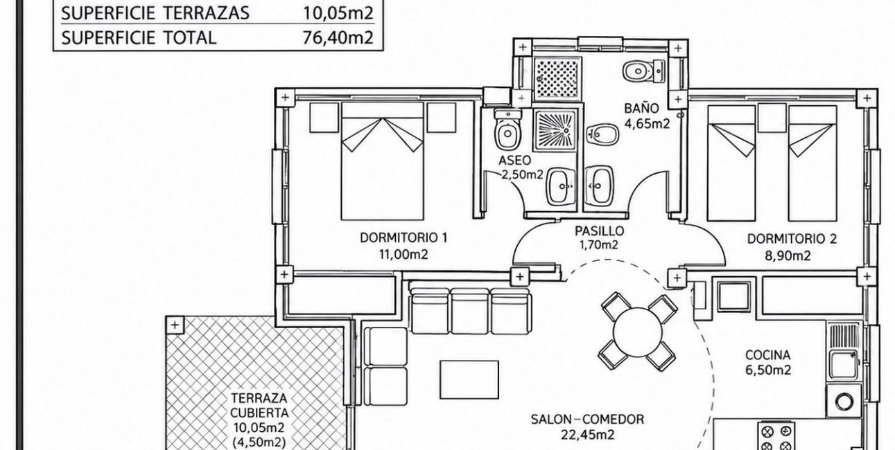 Resale - Bungalow -
Orihuela Costa - Lomas de Cabo Roig