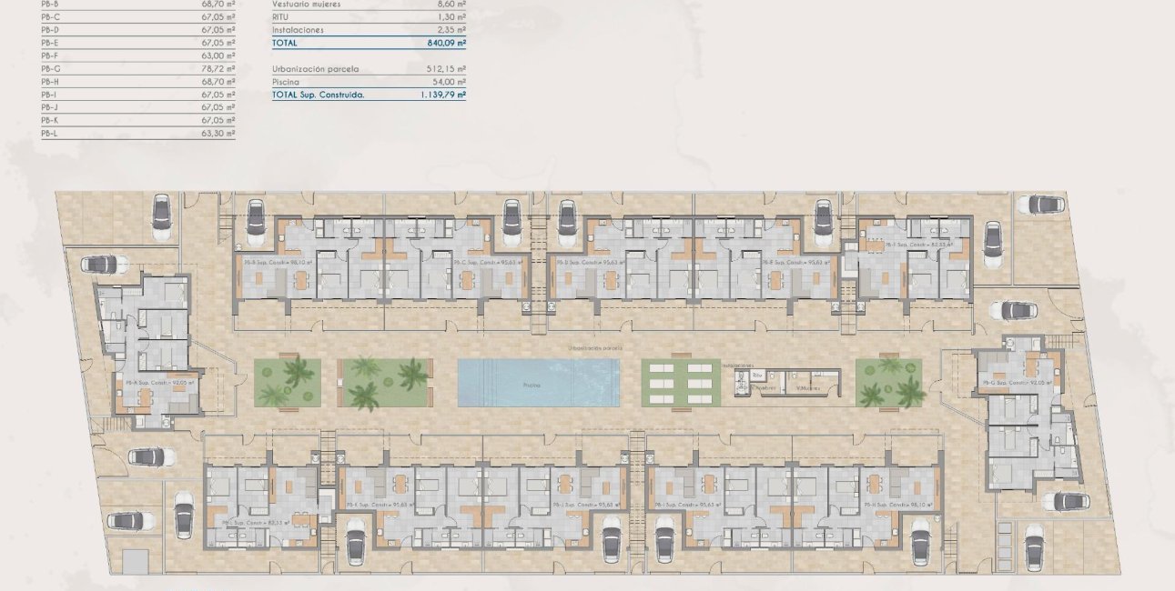 Rynek pierwotny - Bungalowy -
Torre Pacheco - Torrepacheco