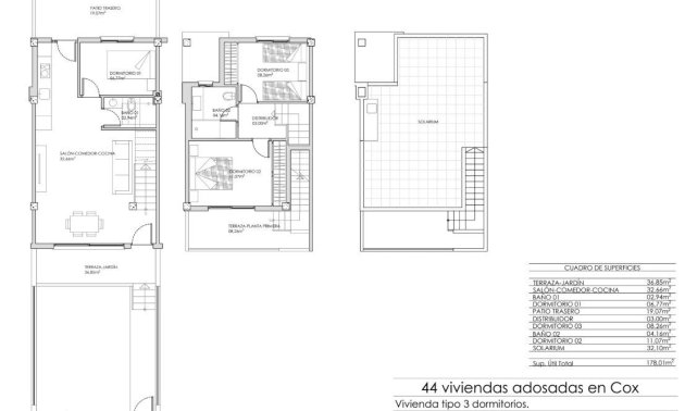 Obra nueva - Adosado -
Cox - San Fernando