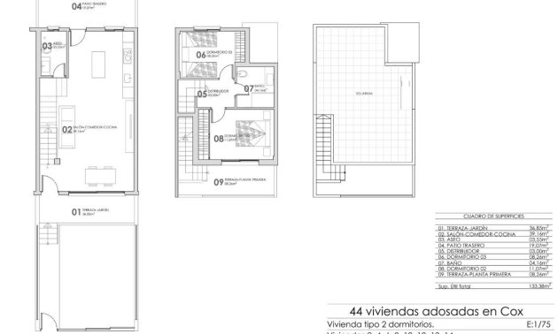 Obra nueva - Adosado -
Cox - San Fernando