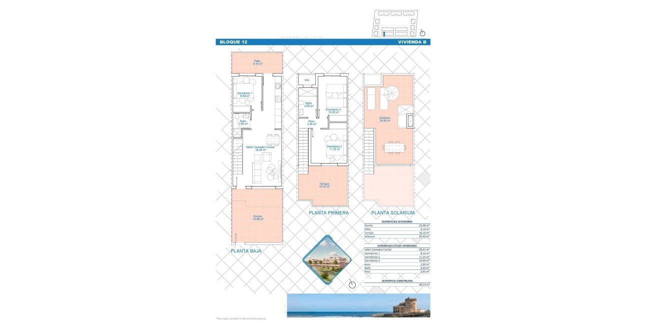 New Build - Townhouse -
Pilar de la Horadada - Lo Monte