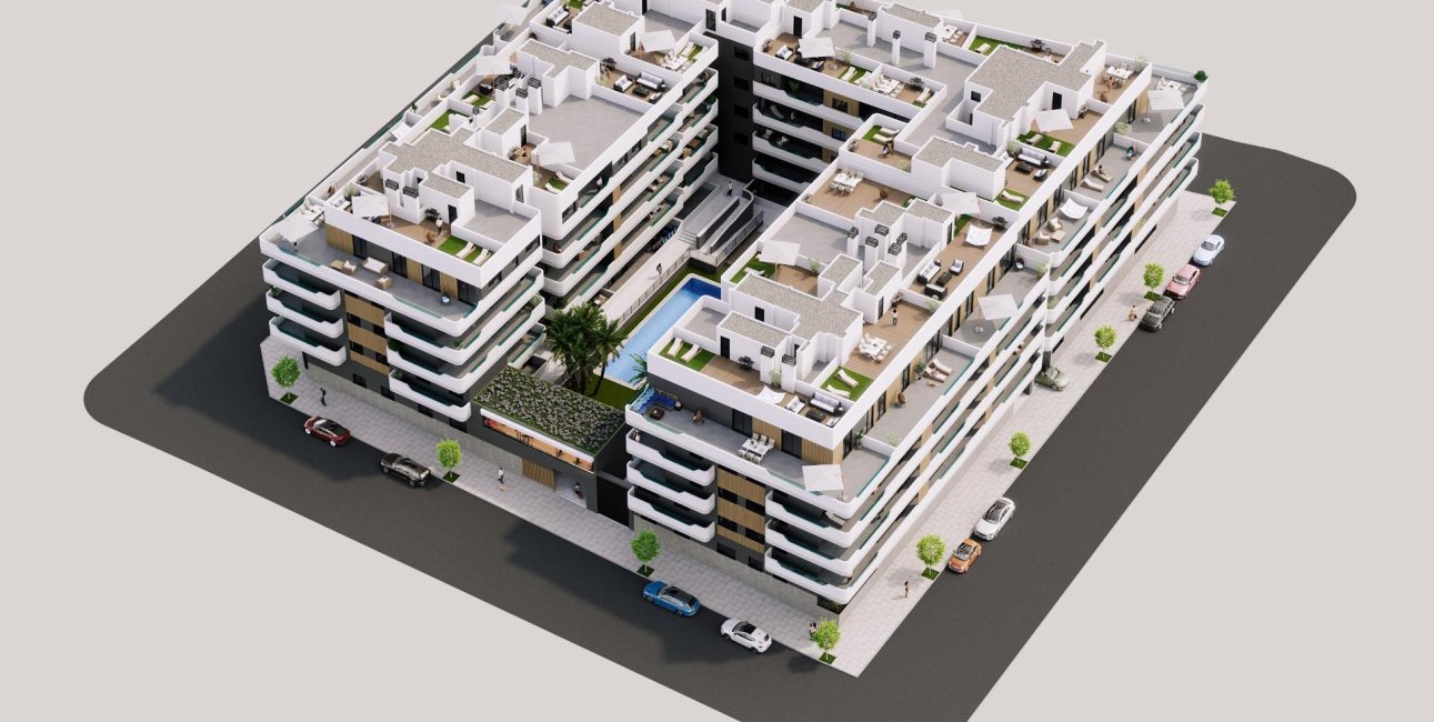 New Build - Apartment / flat -
Santa Pola - Estacion de autobuses