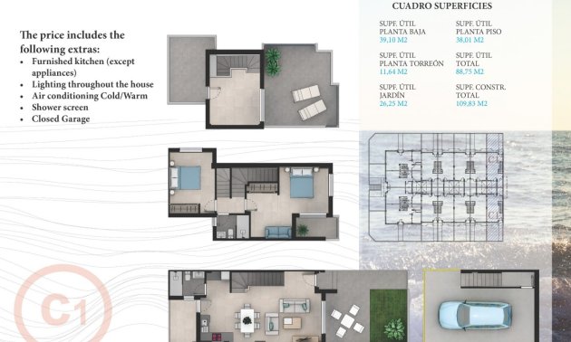 New Build - Townhouse -
La Manga del Mar Menor - La Manga