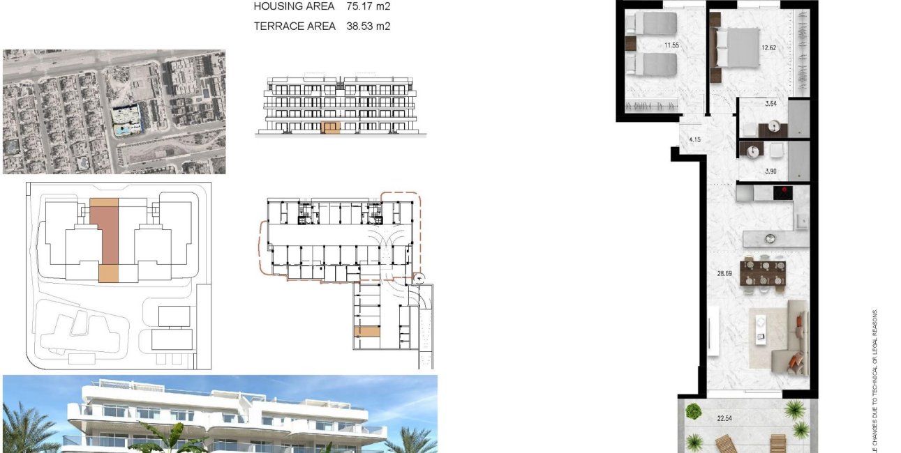 Obra nueva - Apartamento / piso -
Orihuela Costa - Lomas de Cabo Roig