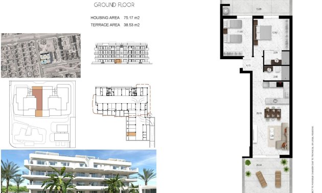 Obra nueva - Apartamento / piso -
Orihuela Costa - Lomas de Cabo Roig