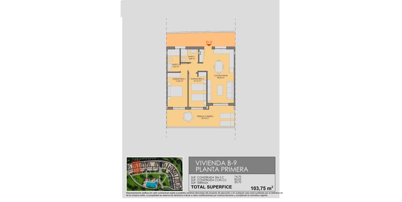 New Build - Apartment / flat -
Los Alcázares - Serena Golf