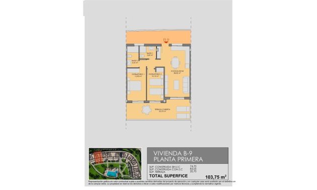 New Build - Apartment / flat -
Los Alcázares - Serena Golf