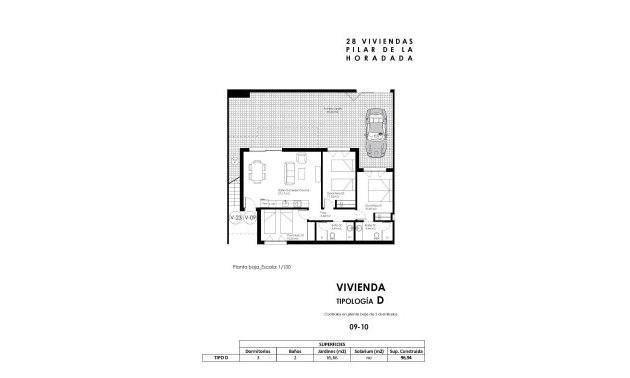 New Build - Bungalow -
Pilar de la Horadada - pueblo