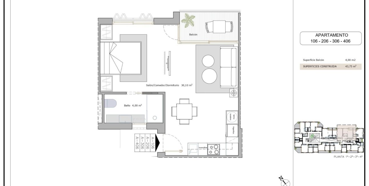 New Build - Apartment / flat -
San Pedro del Pinatar - Lo Pagan