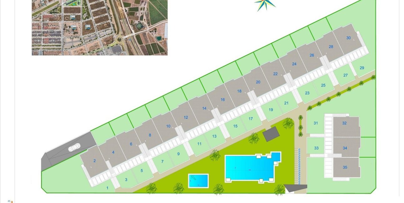 New Build - Bungalow -
Pilar de la Horadada - pueblo