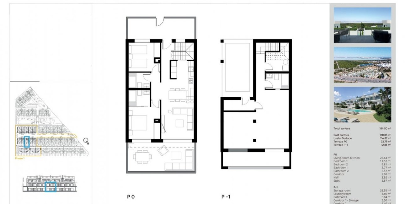 New Build - Bungalow -
Torrevieja - Los Balcones - Los Altos del Edén