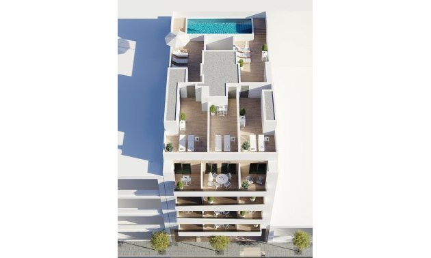 New Build - Apartment / flat -
Torrevieja - Centro