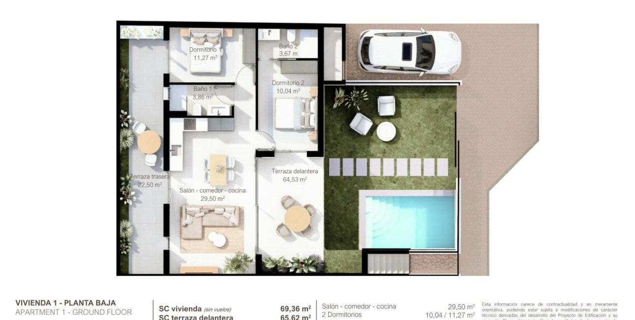 New Build - Bungalow -
San Pedro del Pinatar - Lo Pagan