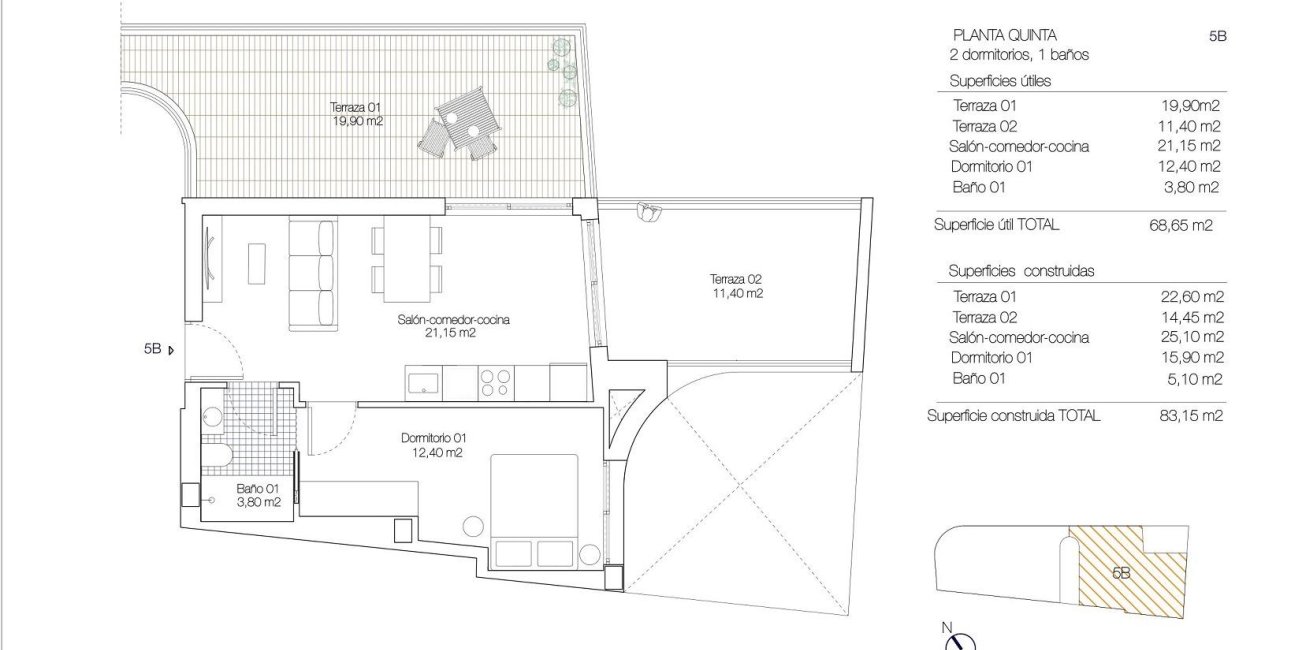 New Build - Penthouse -
Torrevieja - Playa de los Locos