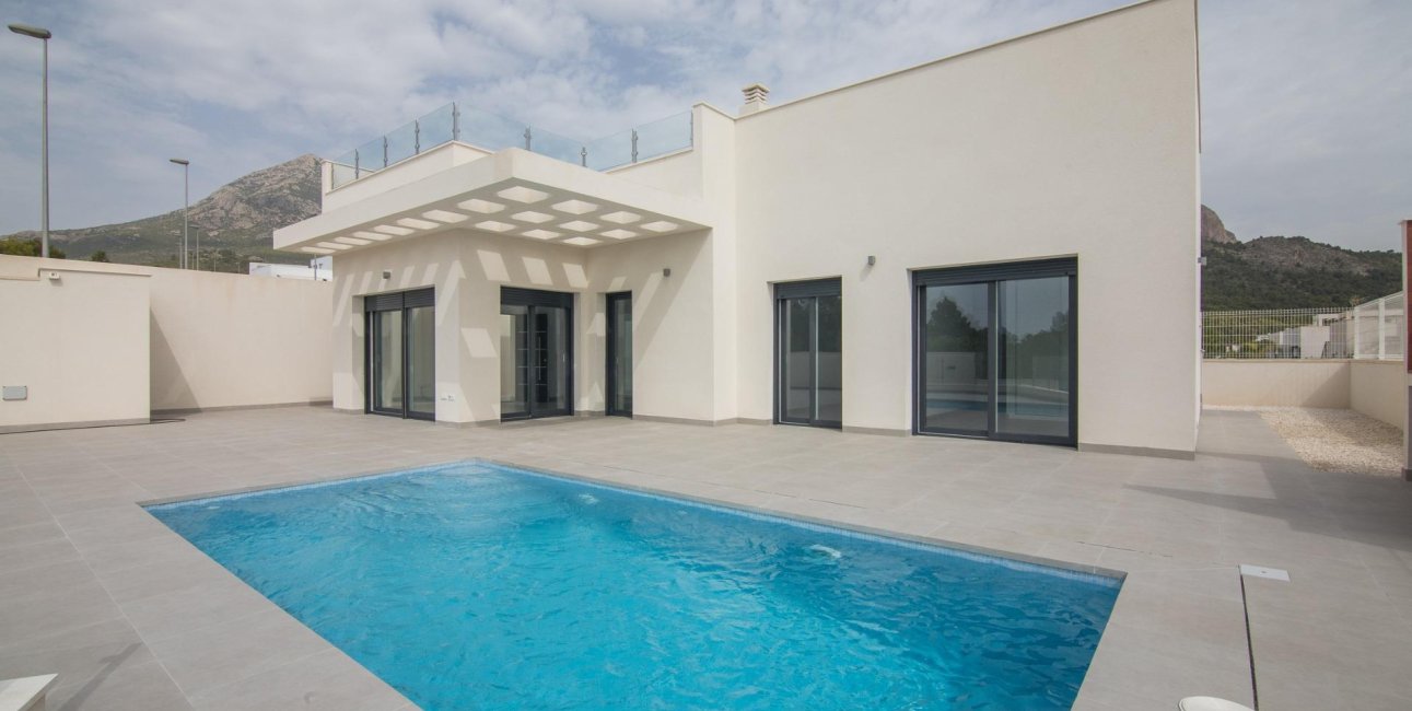 Obra nueva - Villa -
Polop - La Alberca