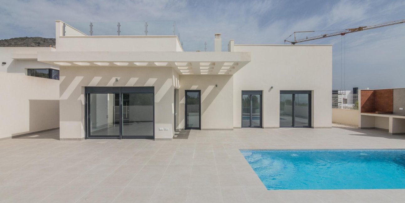 Obra nueva - Villa -
Polop - La Alberca