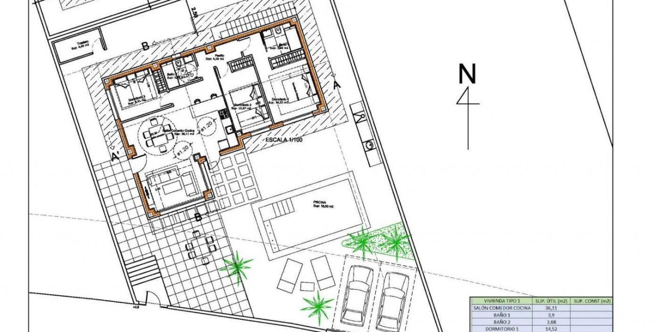 Obra nueva - Villa -
Polop - La Alberca