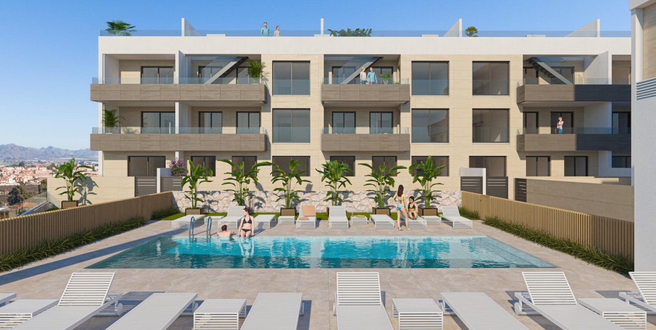 Obra nueva - Apartamento / piso -
Aguilas - Playa del Hornillo