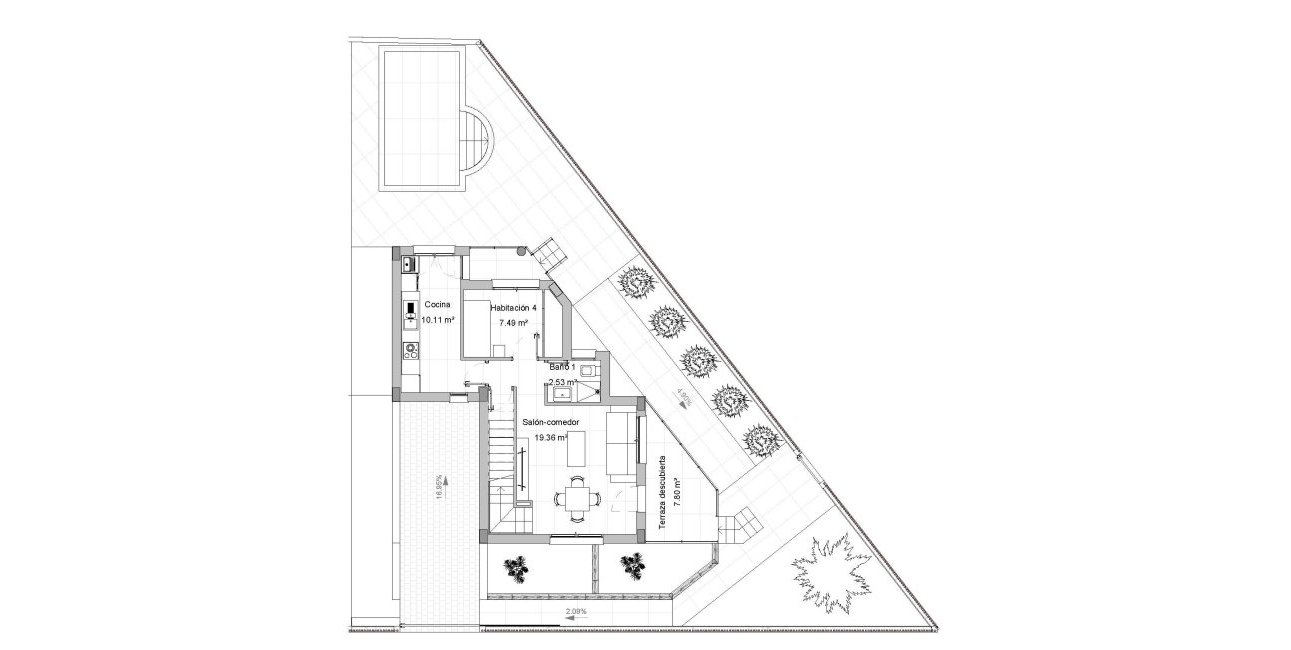 Obra nueva - Villa -
Los Alcázares - Torre del Rame