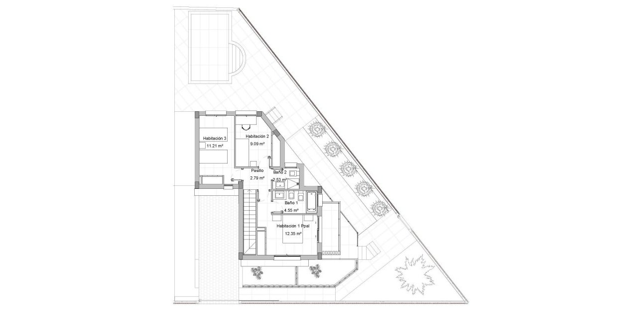 Obra nueva - Villa -
Los Alcázares - Torre del Rame