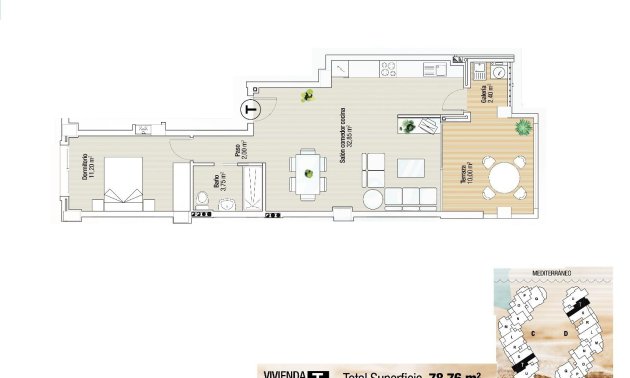 New Build - Apartment / flat -
La Manga del Mar Menor - La Manga