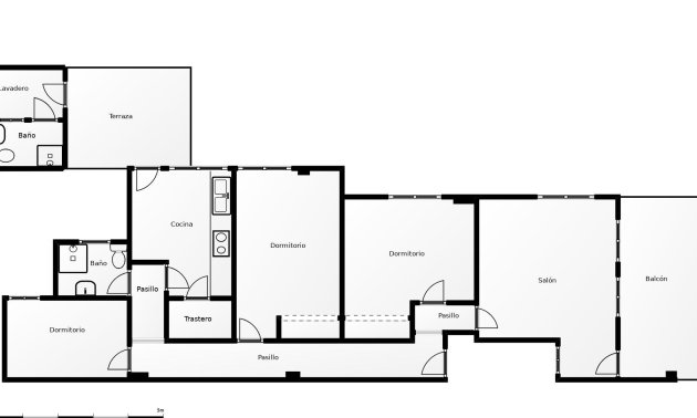 Resale - Apartment / flat -
Torrevieja - Playa del Cura