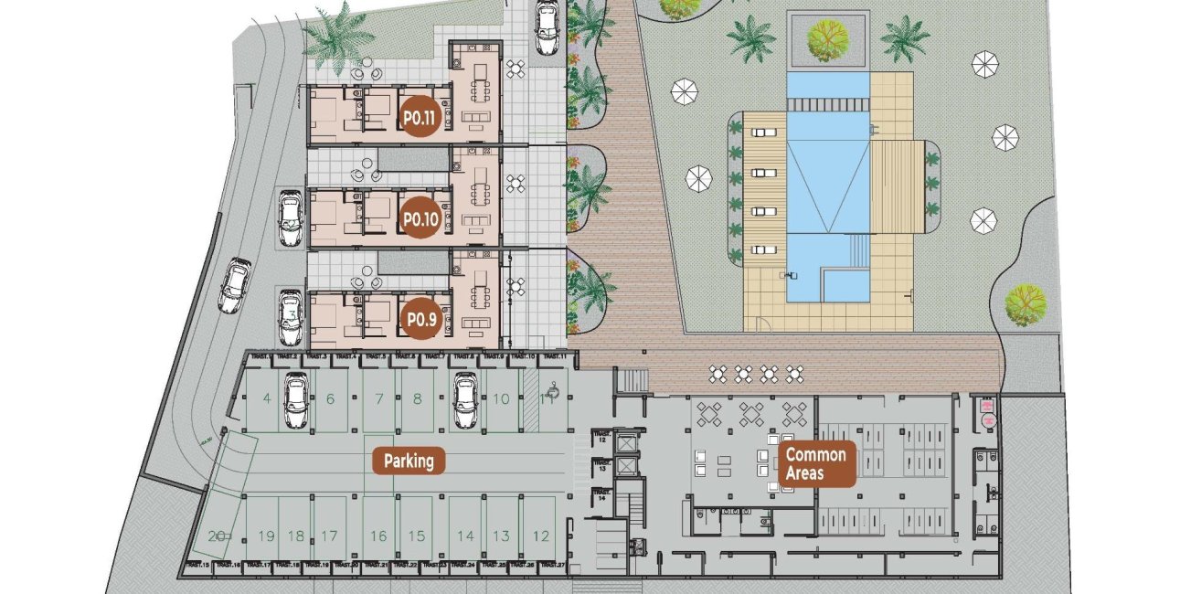 New Build - Apartment / flat -
Torrevieja - Frutales - Rosaleda