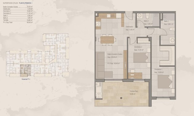 New Build - Apartment / flat -
Torre Pacheco - Centro