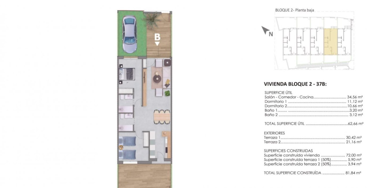 New Build - Bungalow -
Pilar de la Horadada - pueblo