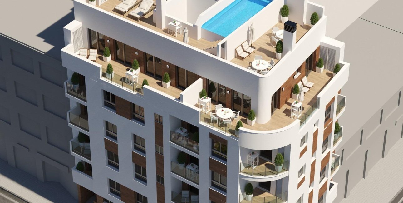 New Build - Apartment / flat -
Torrevieja - Centro