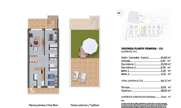 New Build - Bungalow -
Pilar de la Horadada - pueblo