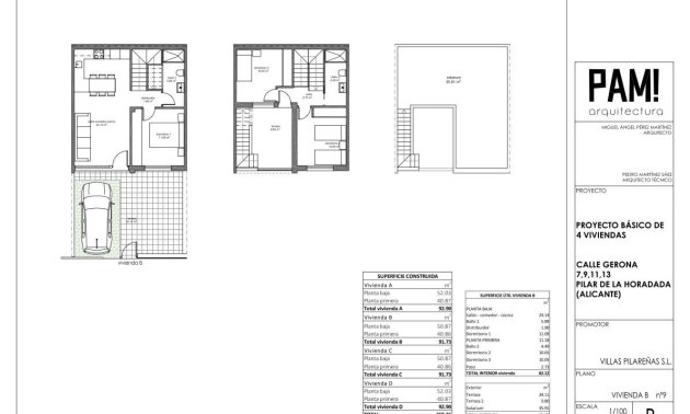 Obra nueva - Adosado -
Pilar de la Horadada - Zona Pueblo