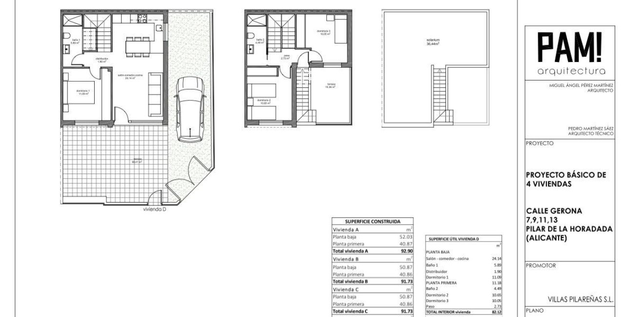 Obra nueva - Adosado -
Pilar de la Horadada - Zona Pueblo